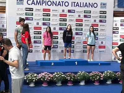 Emma Rugani grande prova ai campionati italiani giovanili di nuoto a Riccione