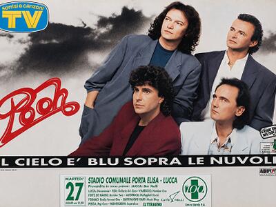 I Pooh di nuovo a Lucca dopo 33 anni. Il 27 luglio 1993, allo stadio Porta Elisa, il concerto con la storica band organizzato dalla Croce Verde di Lucca