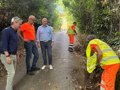 Cantonieri a lavoro: questa settimana fra l'altro in via di Chiatri, via Pardini, via Cavalletti e allo sgambatoio all'ex Campo di Marte