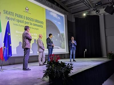 Presentati ad Artè i progetti di mandato dello Skate Park e del 'Bosco Urbano': lavori al via a primavera