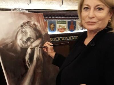 Elisabetta Rogai, non solo la pittrice del vino: “Quello che distingue un vero pittore è la ricerca”