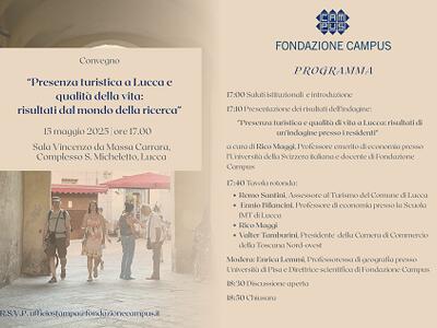 A Lucca il Convegno &quot;Presenza turistica a Lucca e qualità della vita: risultati dal mondo della ricerca&quot;