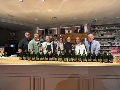 Serata magica alla Stella di Stefano Buralli e Joseph Dimasi: lo champagne Ruinart bagna piatti da favola