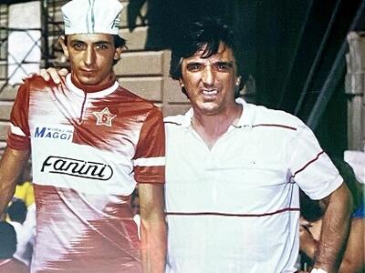 In Lucchesia si ricorda il primo successo di tappa al giro d'Italia di Chioccioli in maglia Fanini, davanti a Moser (Photogallery)