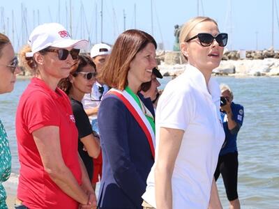 Water Safety Day, Viareggio accoglie la principessa Charlène di Monaco per una giornata dedicata alla sicurezza in mare