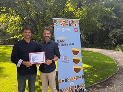 'Pane e marmellata' premiato a Milano da Gambero Rosso e Illy come premio speciale Bar e Territorio