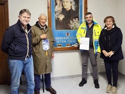 'Rock'n'doc: il Rotary Club di Montecarlo-Piana di Lucca consegna 1600 euro alla Misericordia S. Gemma Galgani di Camigliano