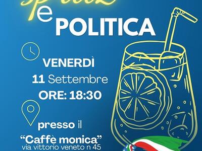 "Spritz e politica": Gioventù Nazionale Lucca lancia l'appuntamento mensile al Caffè Monica