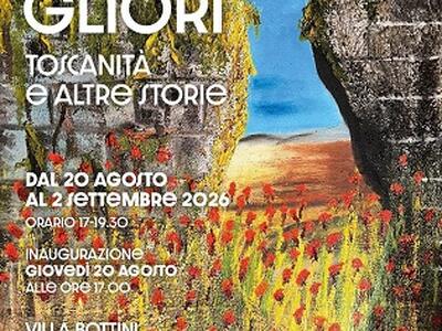 Dal 20 agosto al 2 settembre a Villa Bottini c'è la mostra di Mauro Gliori "Toscanità e dintorni"
