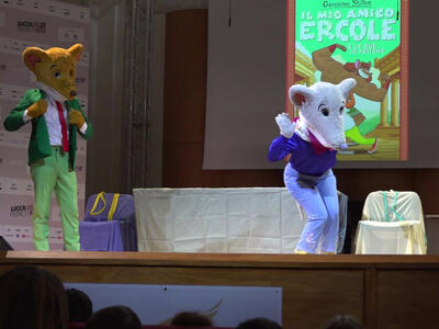 Geronimo Stilton, il topo scrittore più amato dai bambini e la sua “mamma” Elisabetta Dami a Lucca Comics & Games