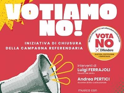 Referendum costituzionale: iniziativa pubblica per il NO al Referendum in piazza San Francesco