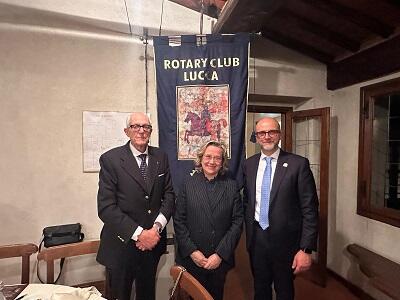 Francesco Paolo Tronca e il prefetto Cristina Favilli ospiti al Rotary Club Lucca