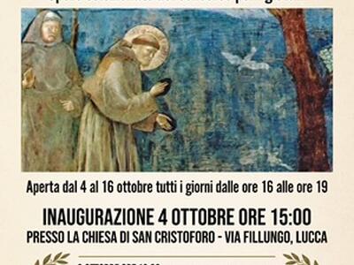 Mostra 'Sui passi di San Francesco' nella chiesa di San Cristoforo in via Fillungo