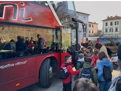 I ragazzi della classe 3^ C della scuola primaria G. Pascoli dell’istituto comprensivo Lucca centro storico in gita al museo di Calci