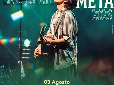 Ermal Meta in concerto alla Versiliana con il tour “LIVE ESTATE 2026”