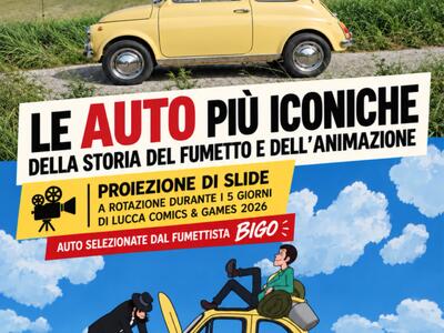 Lucca Comics &amp; Games: le auto più iconiche dei fumetti e dei cartoni animati al Museo del Motore a Scoppio