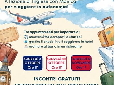 Croce Verde Lucca lancia il corso di inglese 'A Ticket to English': tre incontri pratici con ex docente di lingua per chi desidera viaggiare in autonomia