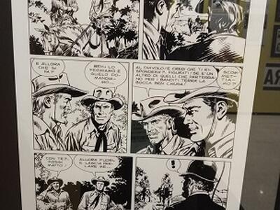 Il fascino di Tex. Tavole originali in mostra a Palazzo Guinigi
