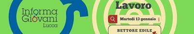 Martedì 13 gennaio a Informagiovani reclutamento lavoro nel settore dell'edilizia