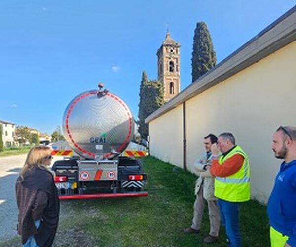 Antraccoli, il Comune attiva una prima autobotte da 8.000 litri a disposizione delle famiglie interessate dall'ordinanza