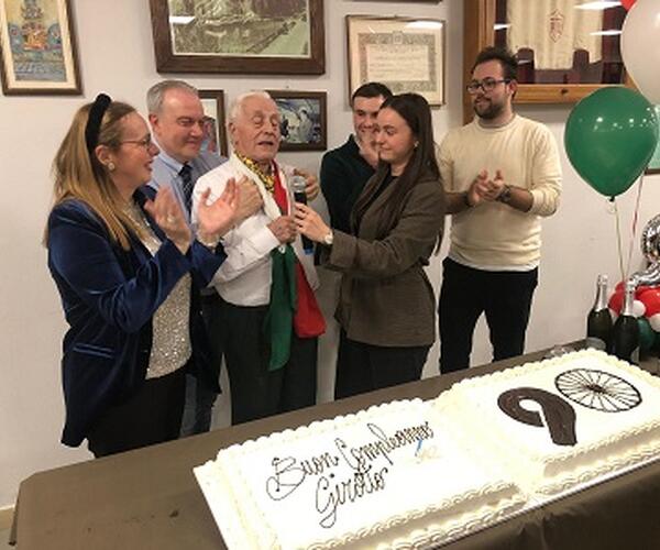 I 90 anni di Antonio Girotto e la sua storia ciclistica legata alla Fanini