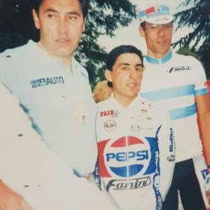 3. Alexandre con Castro e Eddy Merckx