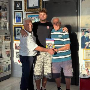 5. Fanini col nipote Andrea e Alexandre