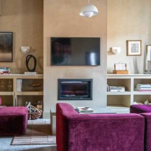 04 - La suite con il suo caminetto