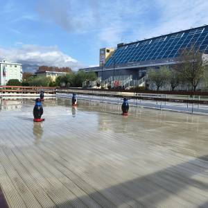 La pista di ghiaccio