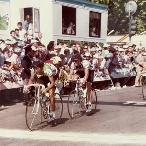 5. Una volata di Alessio Di Basco al Giro d'Italia 1987 guidato d Piero Bini