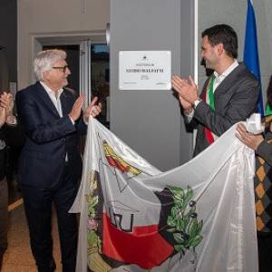 Scopertura targa Guido Malfatti