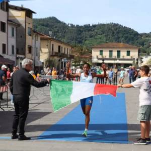 Arrivo vincitrice