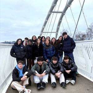 NOMINA - la classe del Liceo Passaglia sul nuovo ponte